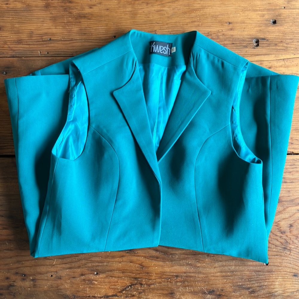 Bespoke green vest